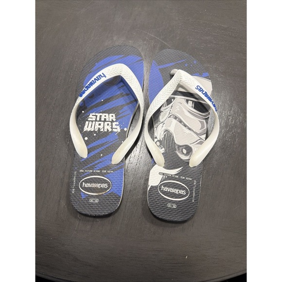 Havaianas Other - Havaianas Top Star Wars Flip Flop - Storm Trooper Star Wars Blue/White 11 Men